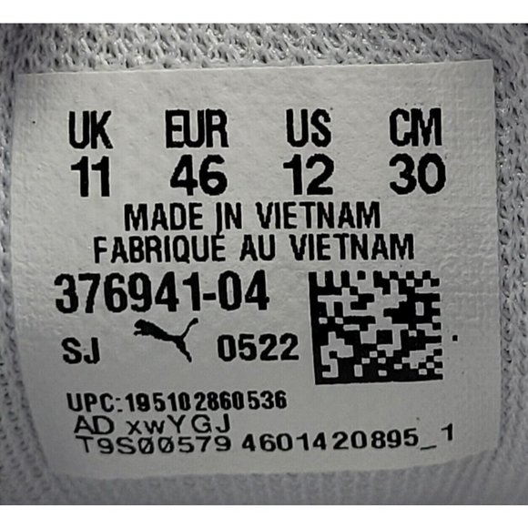 Puma MB.01 Low 'Team Colors - Triple White' Basketball Shoes 376941-04 - Picture 12 of 12